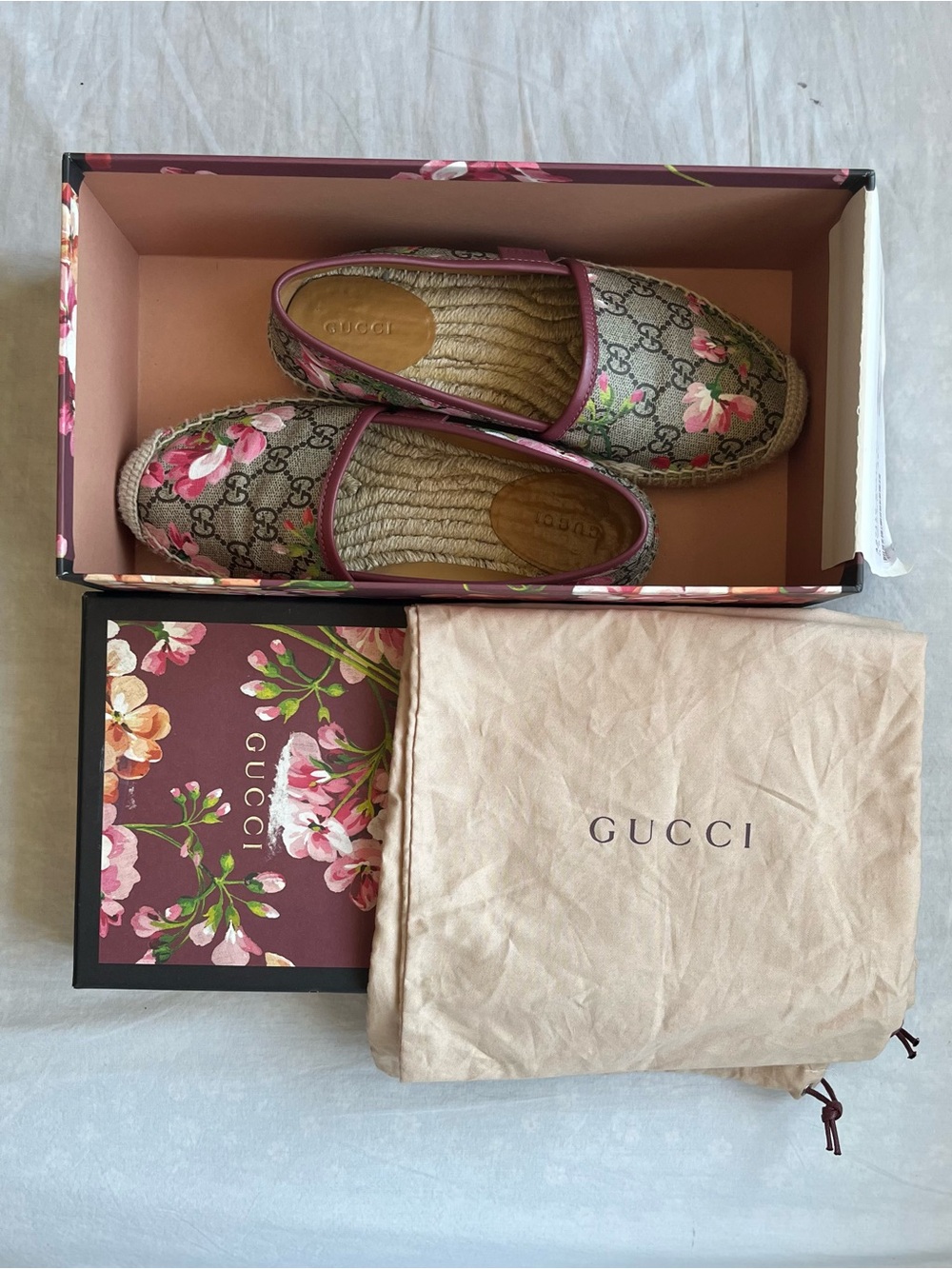 gucci floral espadrilles